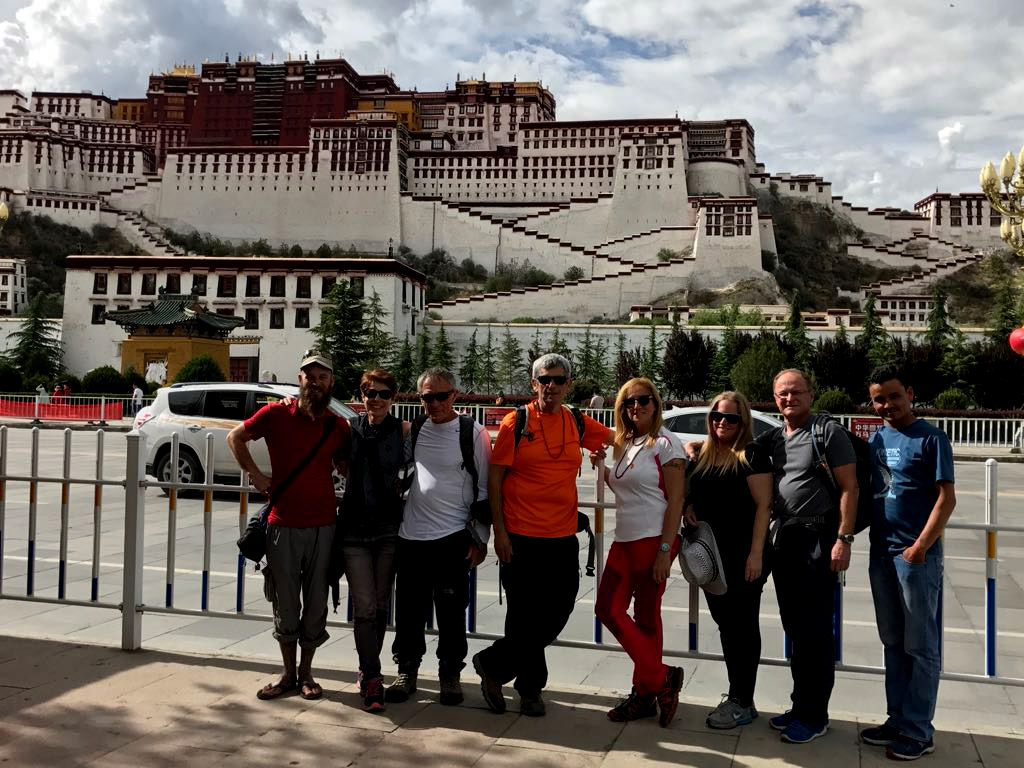 Potala Palace in Lhasa during Lhasa Kailash Tour 
