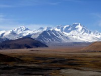 Mountain views from on the way Lhasa 