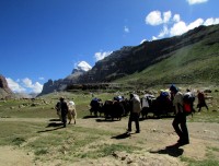 Tarboche valley near at Mount Kailash 