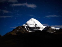 Monunt Kailash at Night of Fulmoon 