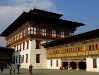 Typical Carving building in Thimpu 